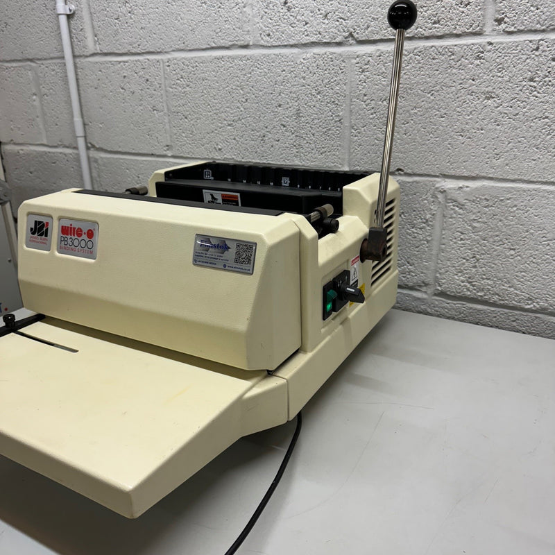Load image into Gallery viewer, Pre-owned James Burn PB3000 Wire-O Binding Punch Including 3:1 Wire Tool Die