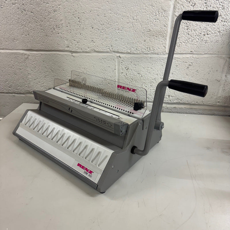 Load image into Gallery viewer, Ex-demo, Used, Renz SRW 3:1 Wire Binding Machine - Latest Model