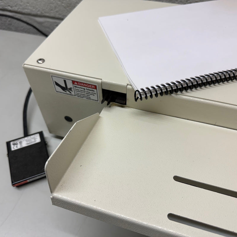 Load image into Gallery viewer, Pre-owned Marlon 200EL Electric Auto-Crimper Cutter & Bender For Plastic Coils/Spiral Binds