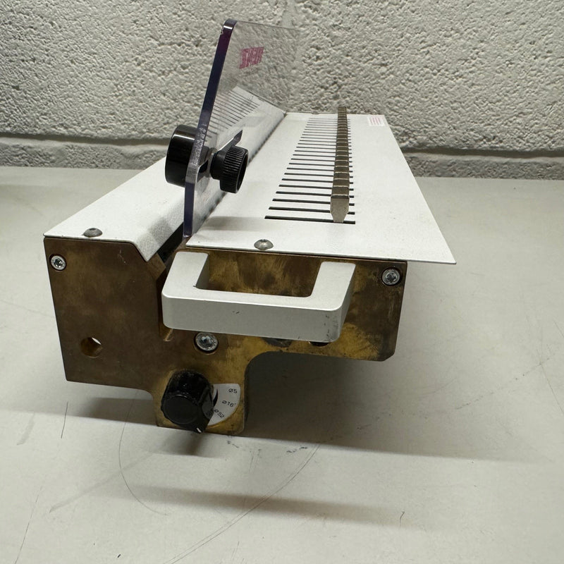 Load image into Gallery viewer, Pre-owned Renz DTP340M & DTP340A Cerlox Comb Bind Punch Tool Die - Rectangle Hole