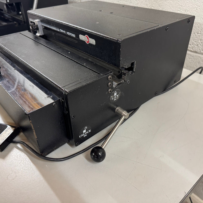 Load image into Gallery viewer, Used Onyx Rhinotuff HD7000 Binding Punch Including Wire-O Tools
