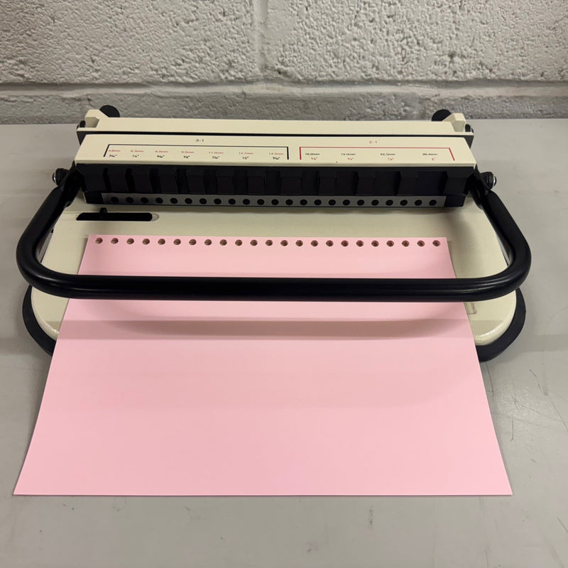 Load image into Gallery viewer, Ex-demo, Used, JBI PB23-M 2:1 Manual Wire Binder Punch & Closer