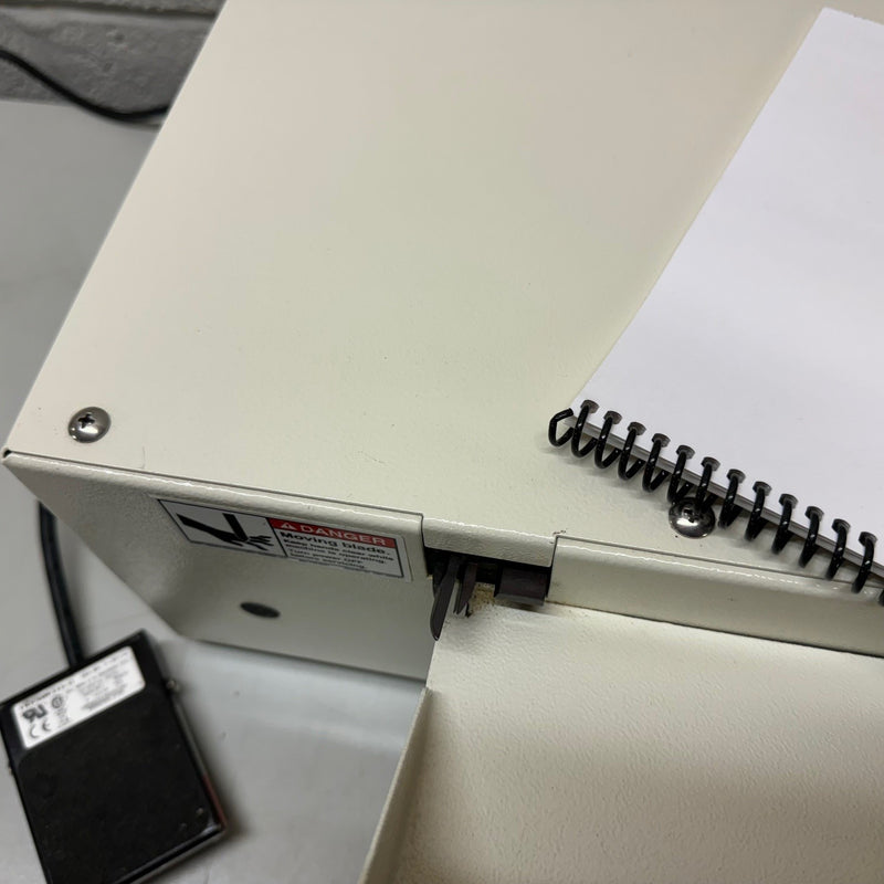 Load image into Gallery viewer, Pre-owned Marlon 200EL Electric Auto-Crimper Cutter & Bender For Plastic Coils/Spiral Binds