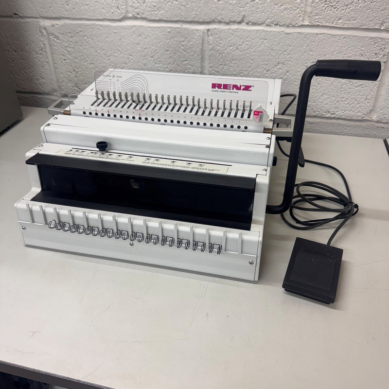 Load image into Gallery viewer, Pre-owned Renz DTP340M Punch With 2:1 Wire Tool Die & WBS-340 Closer