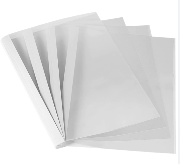Load image into Gallery viewer, GBC 4mm White Gloss Thermal Binding Covers 387029U (100)
