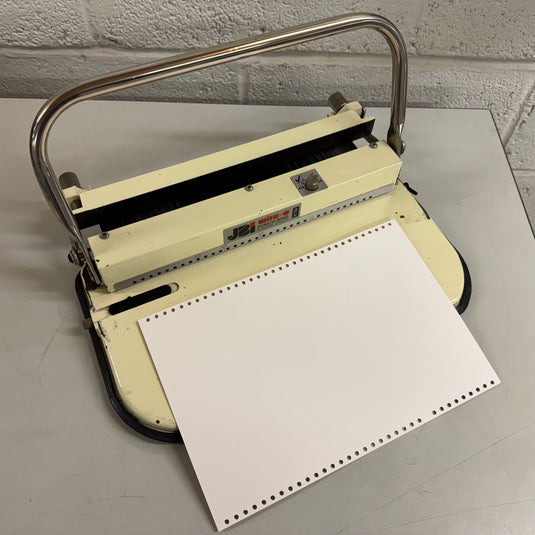 Pre-owned James Burn PB34 Wire-O Binding Machine