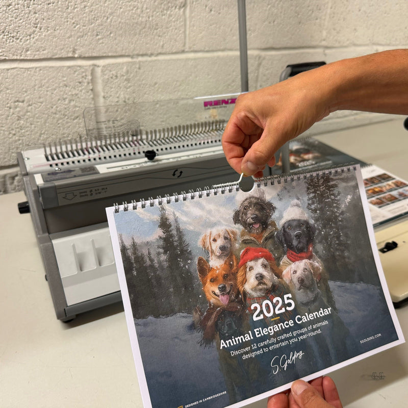 Load image into Gallery viewer, Pre-Formed Calendar Binding Hanger Loops - 57mm or 76mm Lengths (1000)