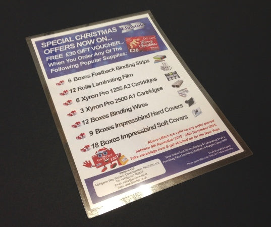 Load image into Gallery viewer, Cold-Seal A4 225mm x 312mm Laminate Pouches (100)