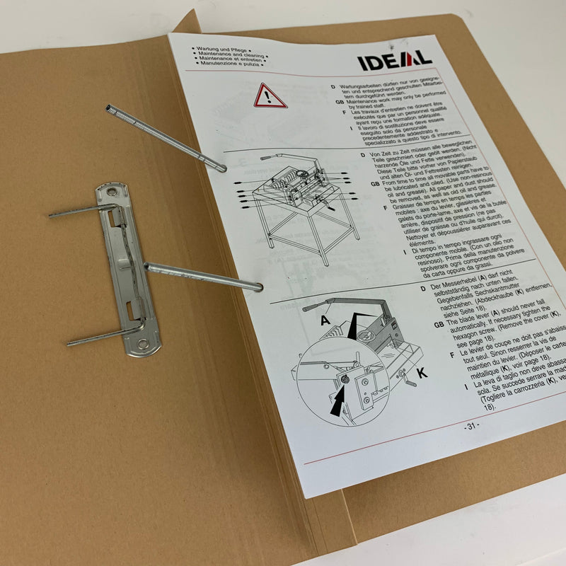 Load image into Gallery viewer, Spiral Transfer Storage Files A4/Foolscap Buff (25) - 1164969