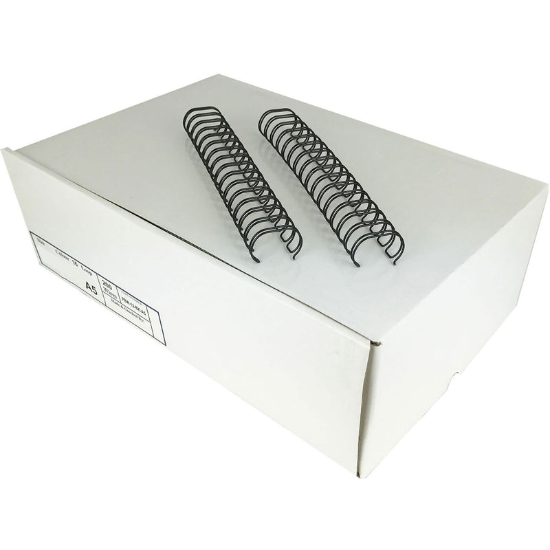 Load image into Gallery viewer, No24 38mm A4 2:1 High Capacity Silver Binding Wires (1 1/2" diameter) Box 20