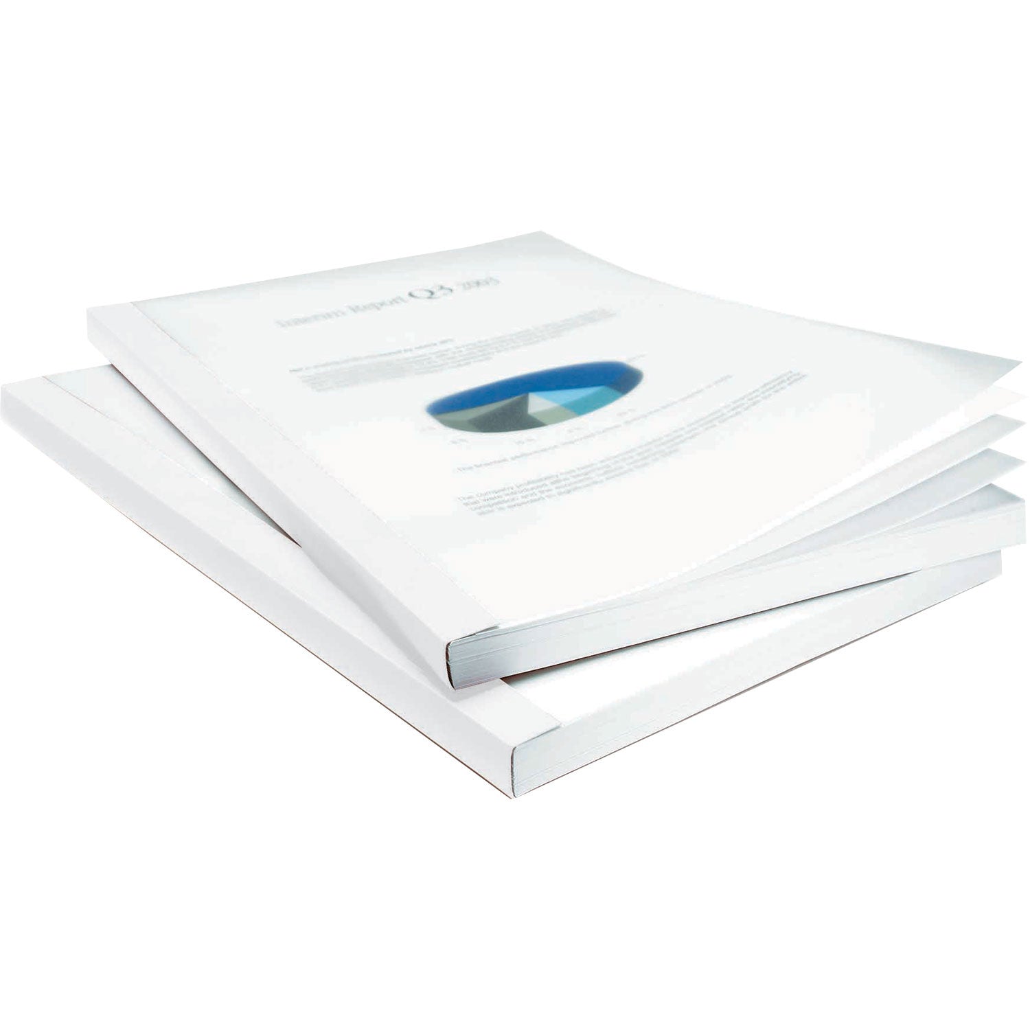 Bindomatic Classic White Thermal Binding Covers Elmstok Ltd