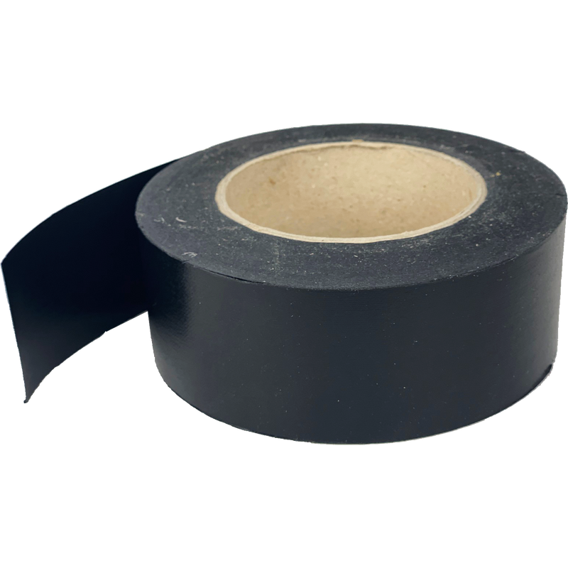 Load image into Gallery viewer, Black 48mm/50mm x 50m Linen Spine Book Binding Tape (3 Rolls)
