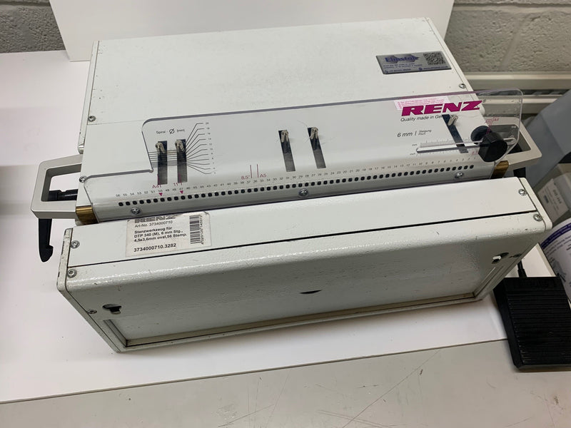Load image into Gallery viewer, Used Renz DTP 340M Heavy-Duty Binding Punch Machine