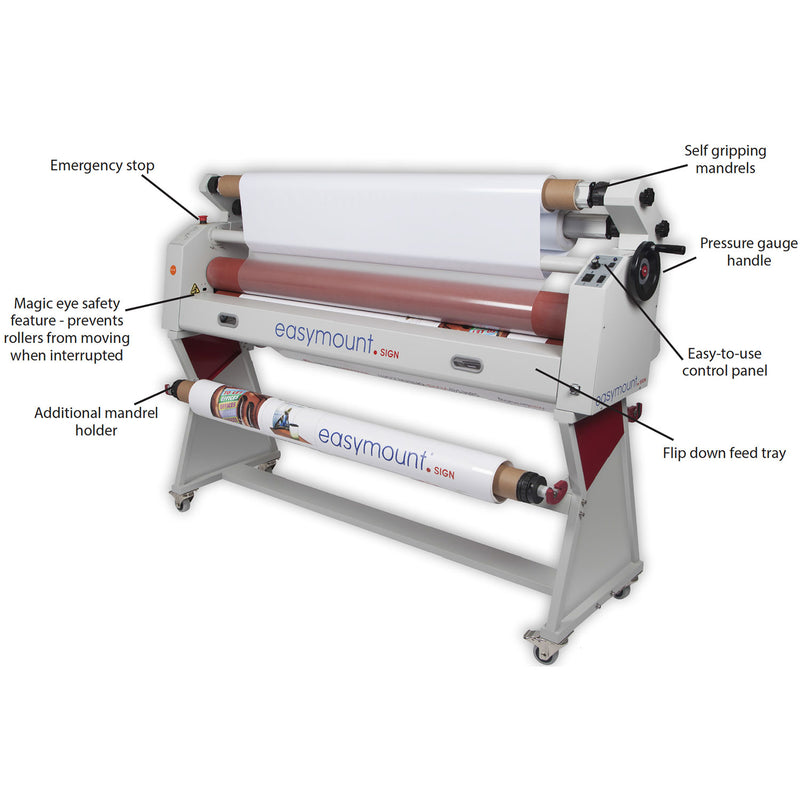 Load image into Gallery viewer, Easymount Sign S1600H Hot-Roll Laminator Mounting System