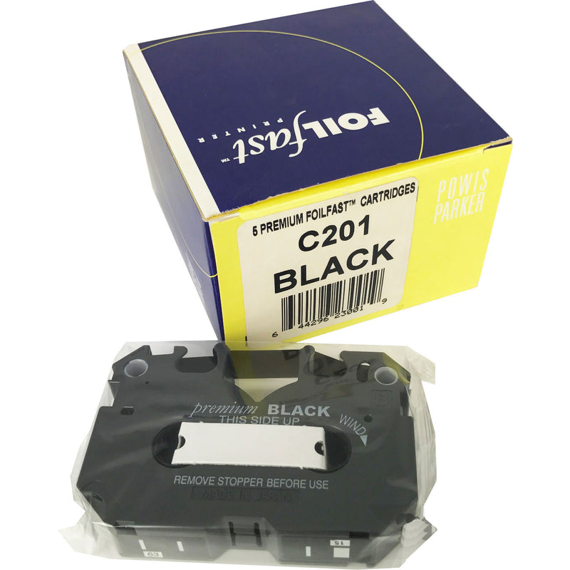 Load image into Gallery viewer, Powis Foilfast P21 Printer Foil Tape Refills - Black C201