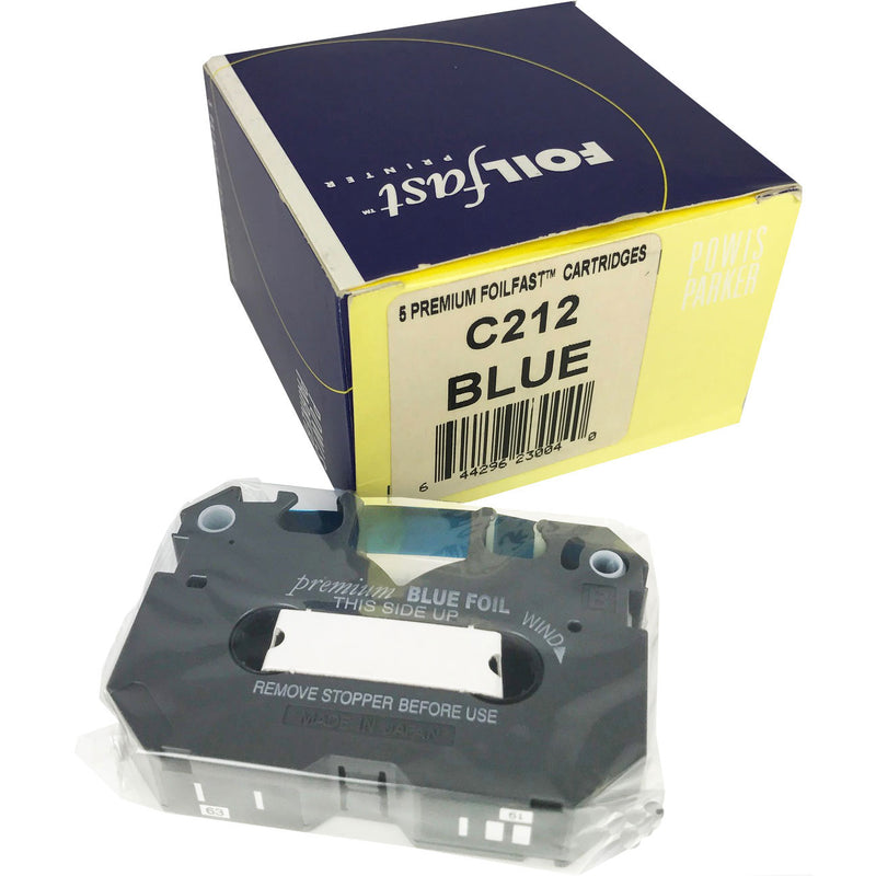 Load image into Gallery viewer, Powis Foilfast P21 Printer Foil Tape Refills - Blue C212