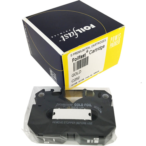 Powis Foilfast P21 Printer Foil Tape Refills - Gold C252