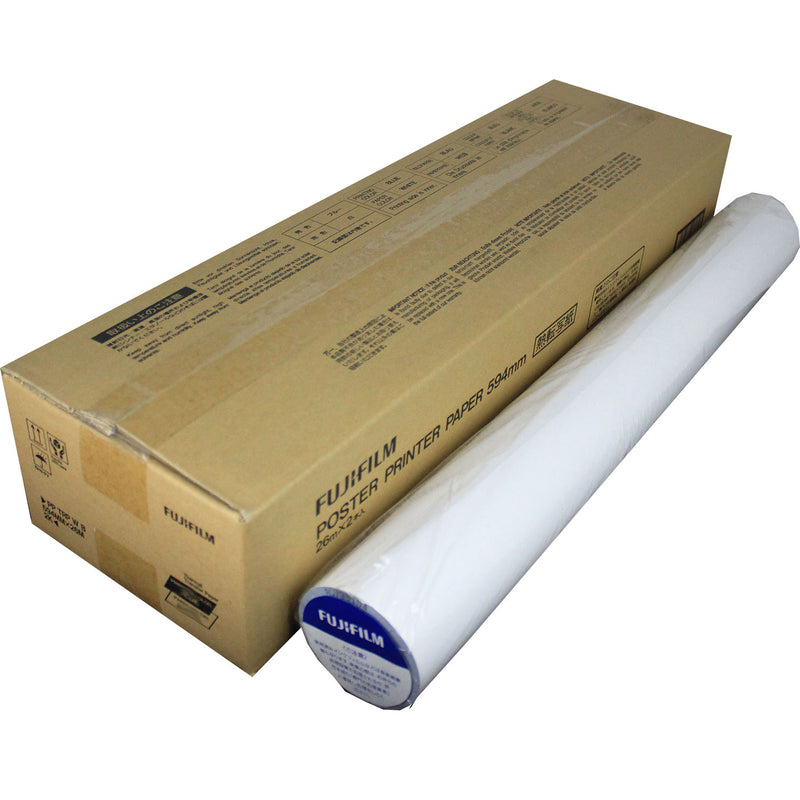 Load image into Gallery viewer, Fuji Blue On White TTP Thermal Poster Paper Rolls (2)
