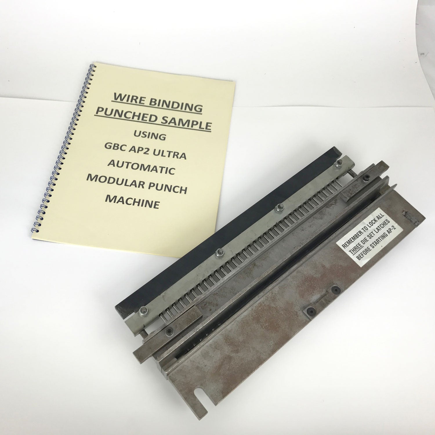 Secondhand GBC AP2 31 Wire Roundhole Punch Tool Die Elmstok Ltd