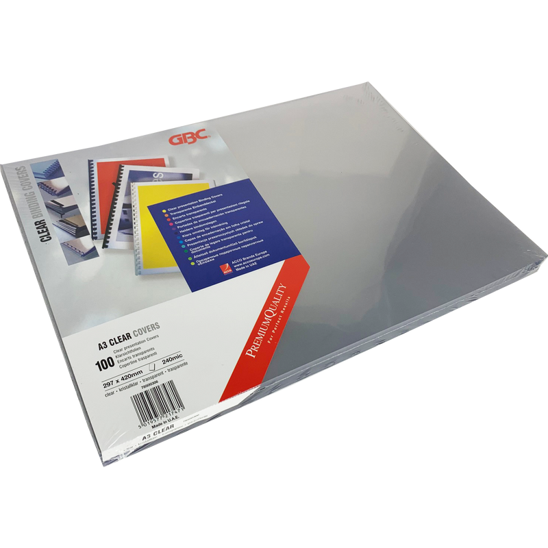 Load image into Gallery viewer, Branded Premium Quality PVC 240Micron A3 Clear Sheets (100)