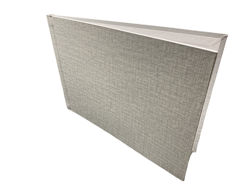 Load image into Gallery viewer, Impressbind A4 Landscape 3.5mm Hard Silver Binder Covers (10)