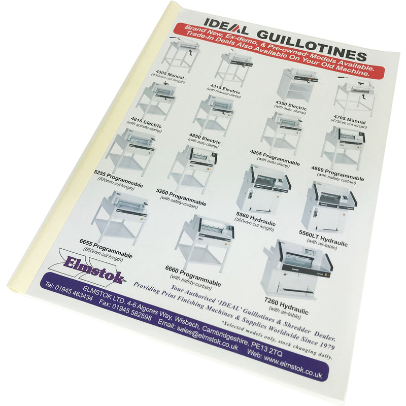 Load image into Gallery viewer, Esselte 5mm Ivory A4 Slide Binders (50)