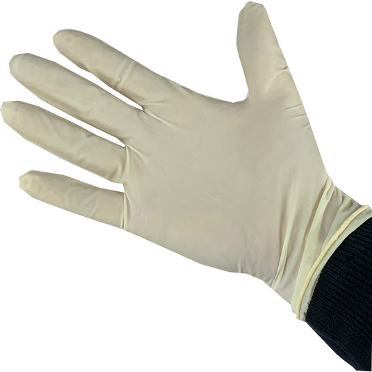 Cashmere Ambidextrous Powdered Latex Exam Gloves Large (100)