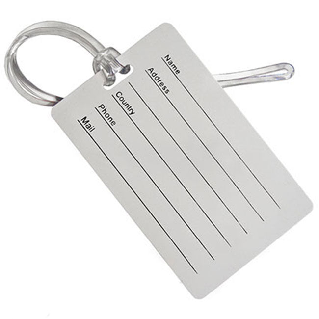 Load image into Gallery viewer, Plastic Luggage Tag Loops Clear Transparent (500)