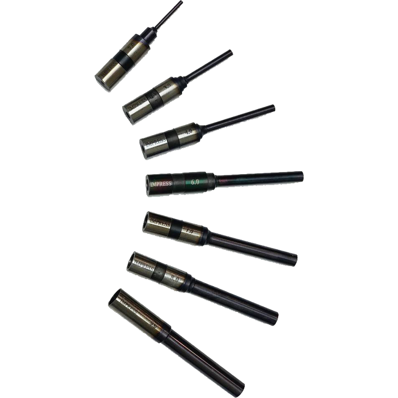 Load image into Gallery viewer, PVD Coated Standard Fitting Impress Paper Drill Bits