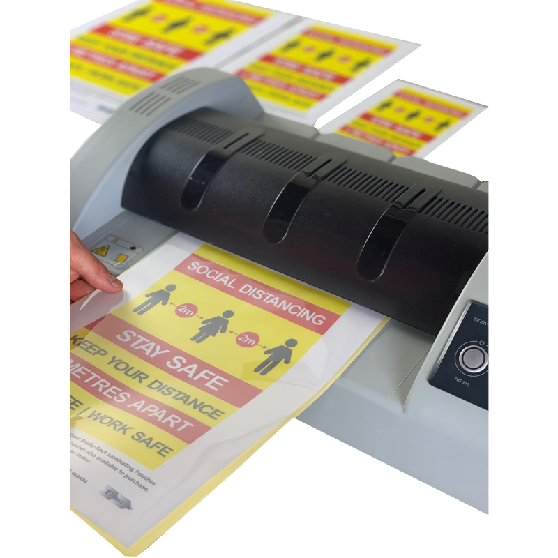 Load image into Gallery viewer, HIGH-CLEAR A3 Sticky-Back Laminate Pouches 150Mic (100)
