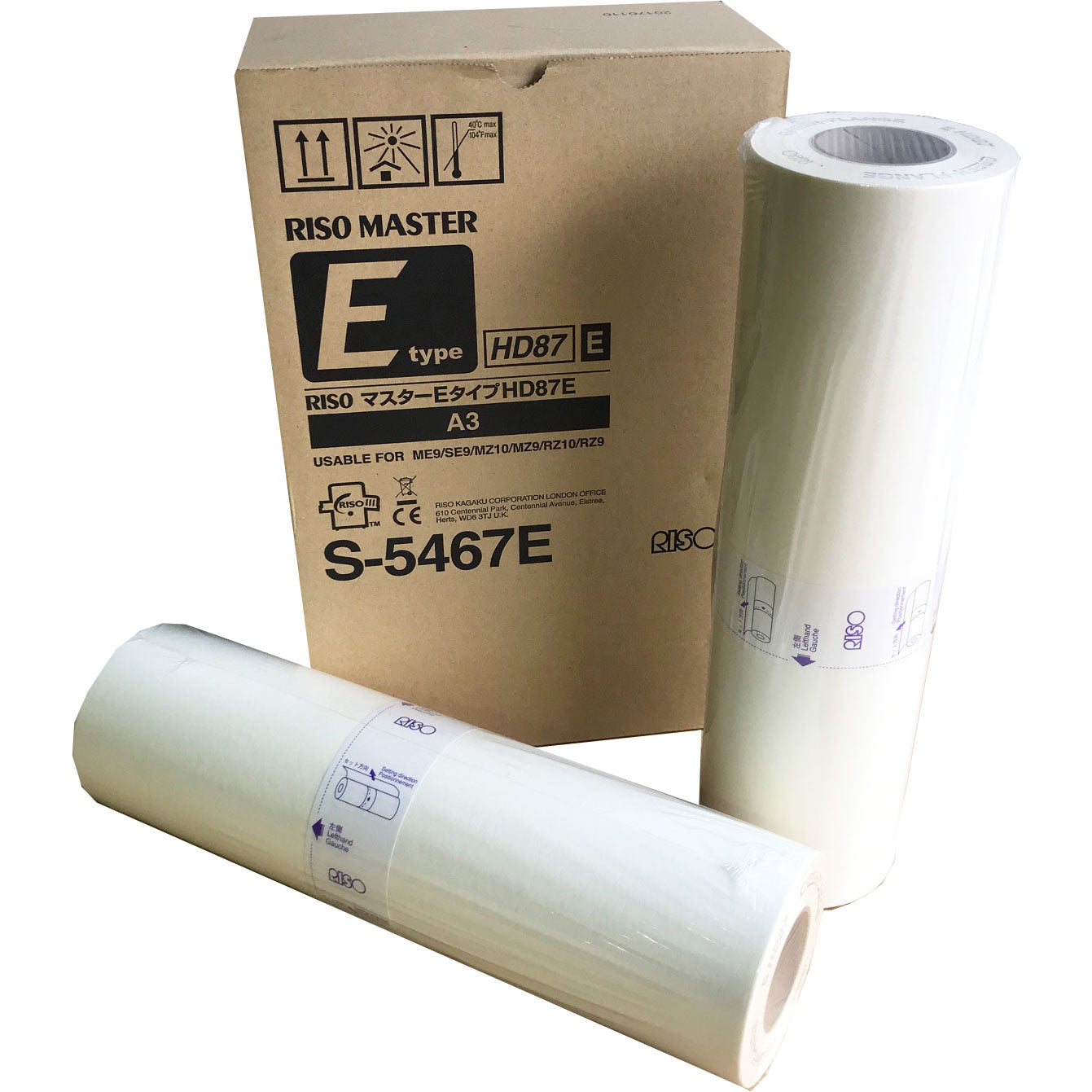 Riso E-Type S-5467E / S-6872EA3 Master Rolls For RZ & MZ Duplicators ...