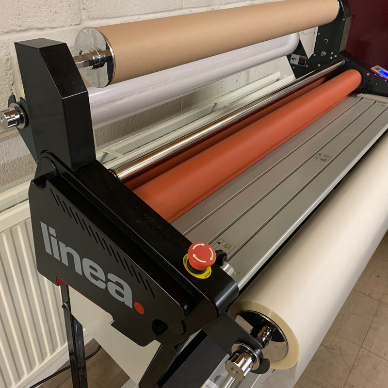 Load image into Gallery viewer, As New Linea DH1100 Wide-Format Roll-Fed A0 Laminator Encapsulator
