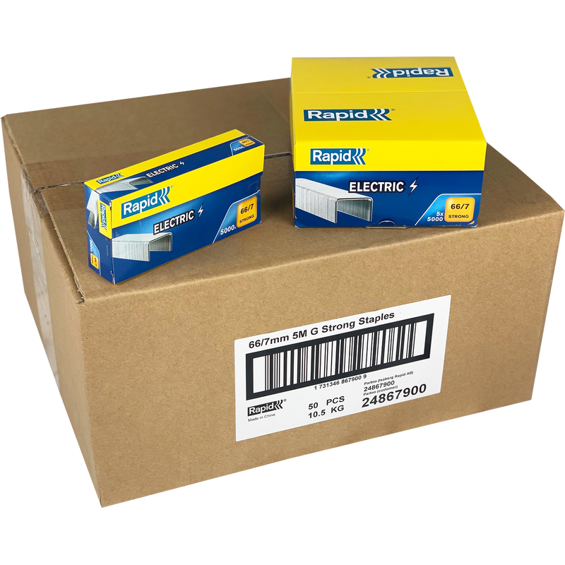 Load image into Gallery viewer, Wholesale Box Rapid 66/7 Staples (50 Packs)