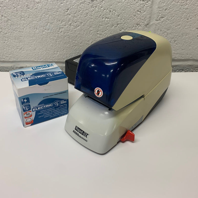 Load image into Gallery viewer, Pre-owned Rapid 5050e Electronic Flat-Clinch Stapler