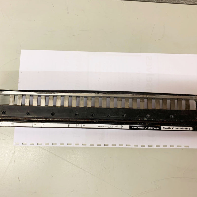 Load image into Gallery viewer, Used Rhinotuff Onyx HD7700 Plastic-Comb Punch Tool Die - D77664