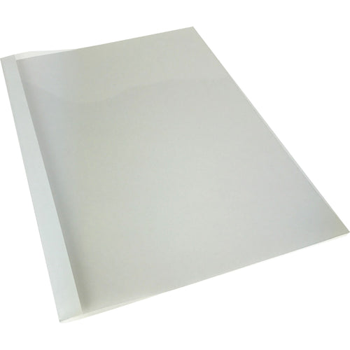 Leitz A5 White 4mm Yellow-Tinted Thermal Binding Covers (100)