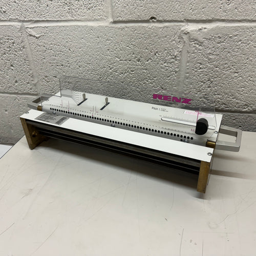 Pre-owned Renz DTP340M/A 0.2475” Oval-Hole Coil Spiral Punch Tool Die