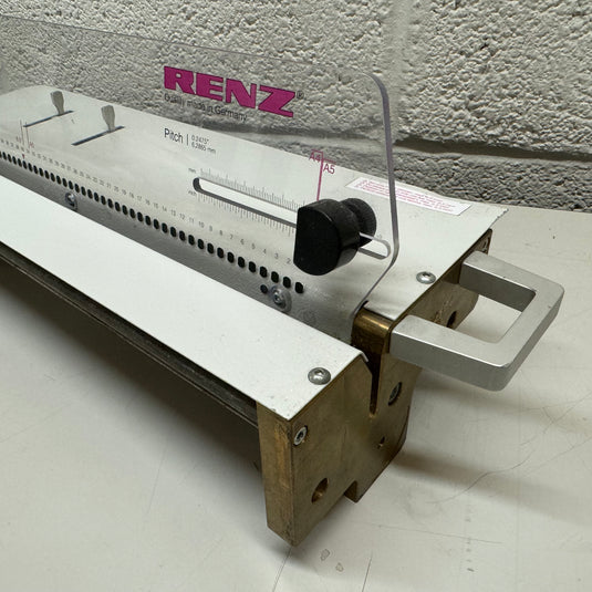Pre-owned Renz DTP340M/A 0.2475” Oval-Hole Coil Spiral Punch Tool Die
