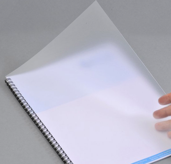 Frosted Clear Polypropylene Matt Binding Report Covers 800Micron A3, A4 ...