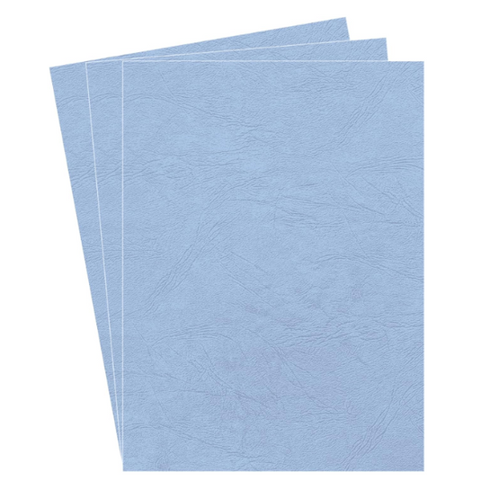 Deluxe Wedgewood-Blue L/grain A4 Binding Covers 285gsm (1000)