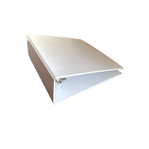 Panorama White 2D Ring Lever-Arch Presentation File Binders A5 58mm Spine - Pack of 10