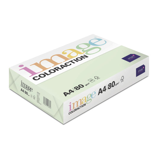 Image Coloraction Pale Green 21 A4 80gsm 500 Sheets