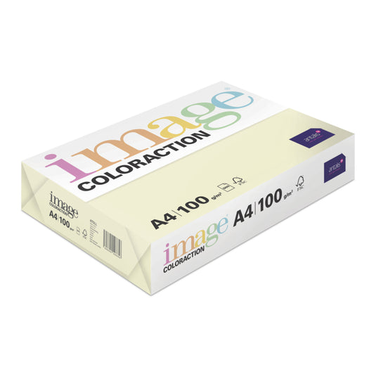 Image Coloraction Atoll Pale Ivory A4 80gsm Printing Paper - Pack 500 Sheets
