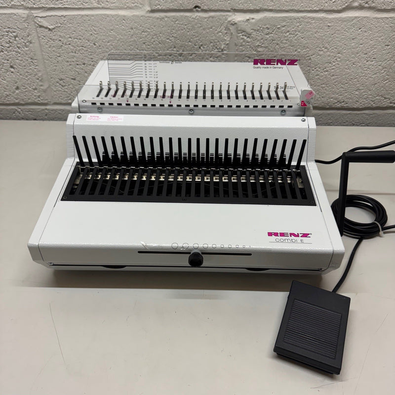 Load image into Gallery viewer, Brand New, Old Stock, Renz Combi-E Electric Comb Binder Punch
