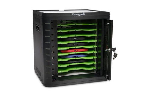 Kensington Charge & Sync Tabletop Cabinet For Tablets K67862EU - Black