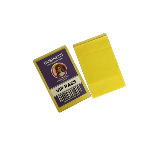 Cold-Seal Credit Card 54mm x 86mm Self-Seal Laminate Pouches (100)