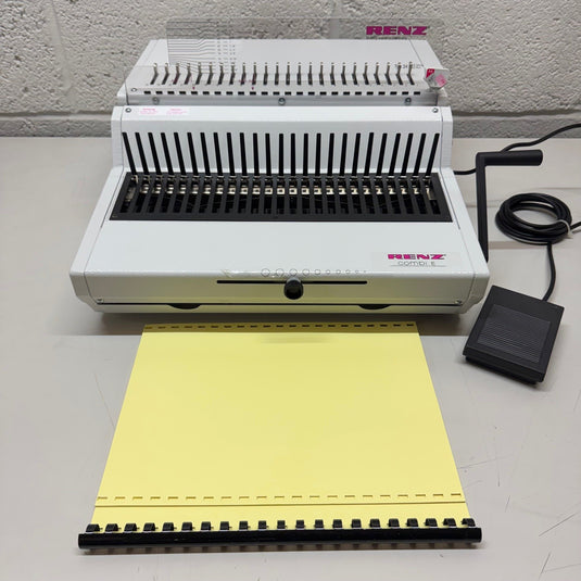 Brand New, Old Stock, Renz Combi-E Electric Comb Binder Punch