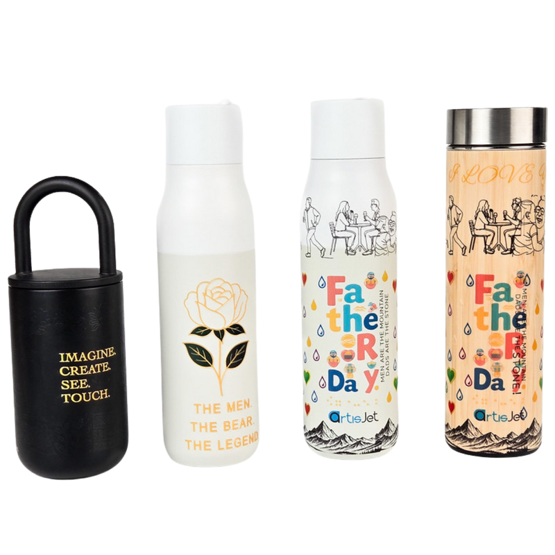 Load image into Gallery viewer, UV print on water bottles with Artisjet
