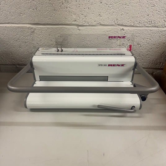 Ex-showroom Renz SPB 360 Coil Spiral Punch, Inserter & Crimper Binder