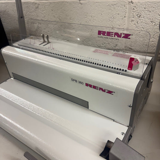 Ex-showroom Renz SPB 360 Coil Spiral Punch, Inserter & Crimper Binder